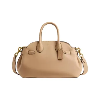 COACH Empire Leather Crossbody One Shoulder Handbags Regular Women's Tan