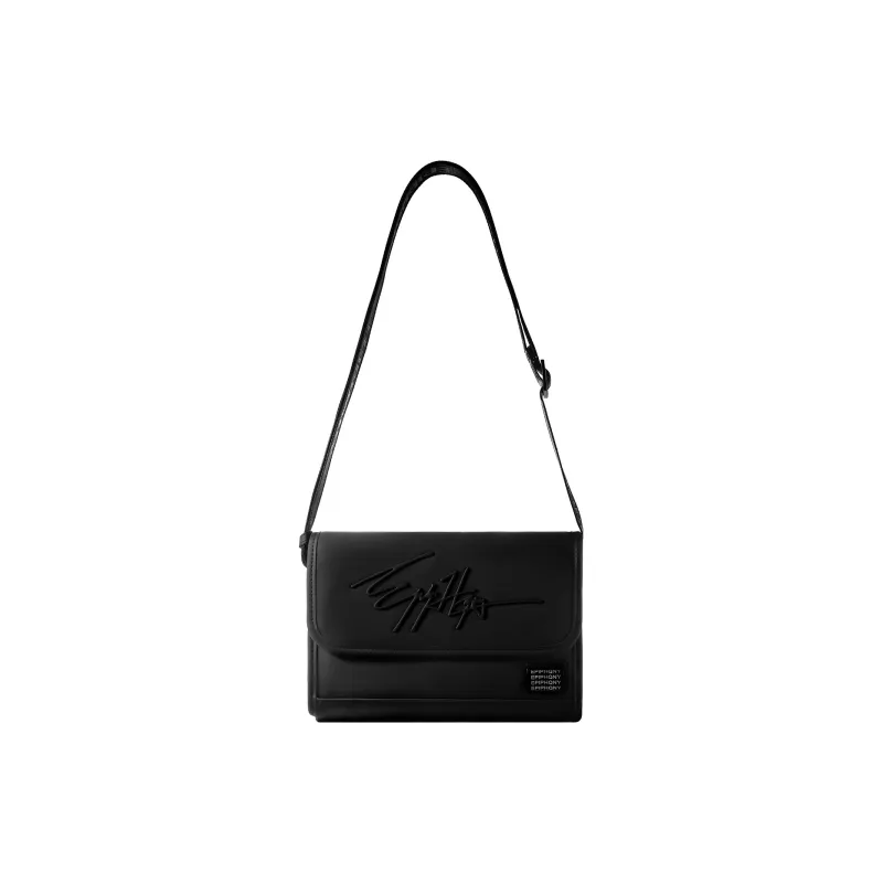 EPIPHQNY PU Envelope Bag Crossbody Bag Shoulder Bag Unisex Black-0