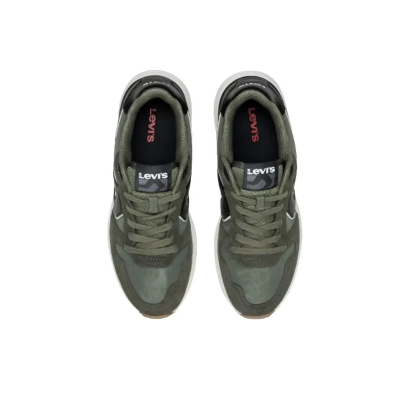 Levi’s Cushioned Slip-Resistant Low-Top Casual Shoes Men's Green-4