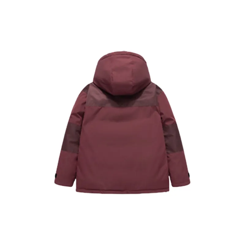 ABCMININ Puffer Jacket Women's Burgundy-1