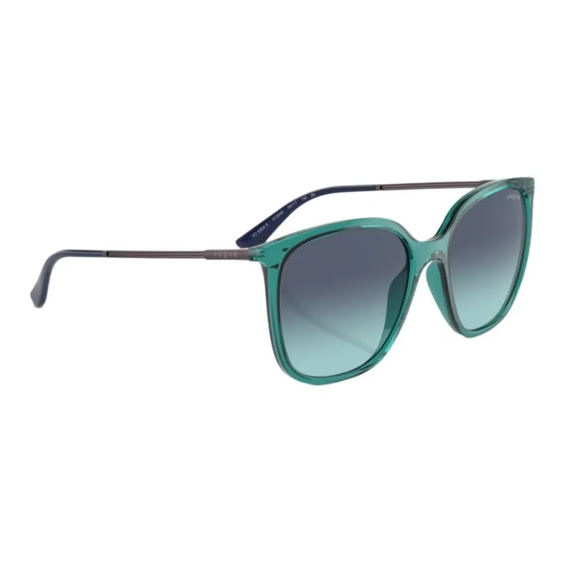 VOGUE Metal Nylon Square Sunglasses Unisex Green-3