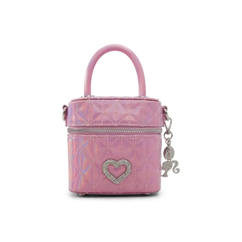 ALDO Barbie Co Branded Artificial Leather Handbag Small Size Women's Pink-0