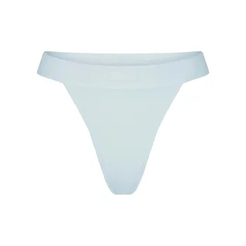 SKIMS COTTON RIB THONG Underpants Women's 1 Pack OPAL/Opal