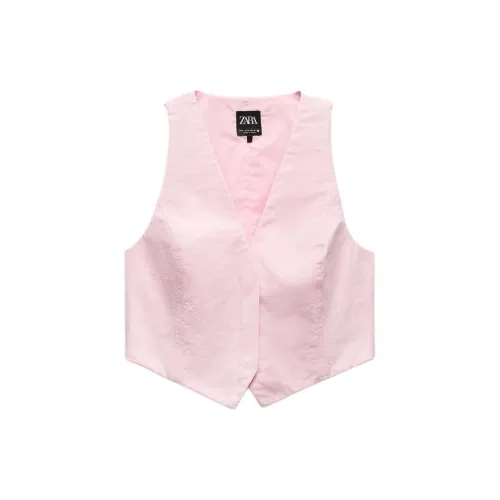 ZARA Trf Tank Tops Women's Pink