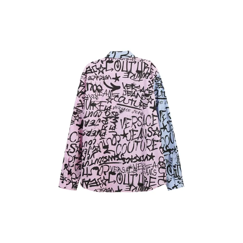 VERSACE JEANS COUTURE Shirt Men's Pink-1