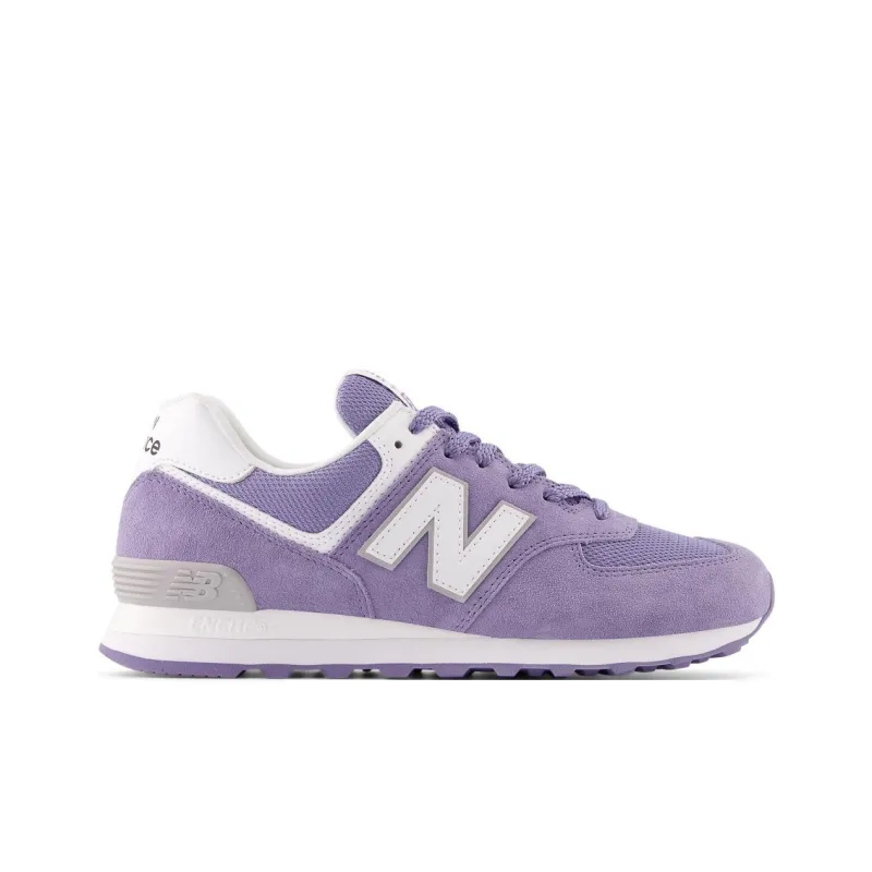 New Balance 574 Violet White-1