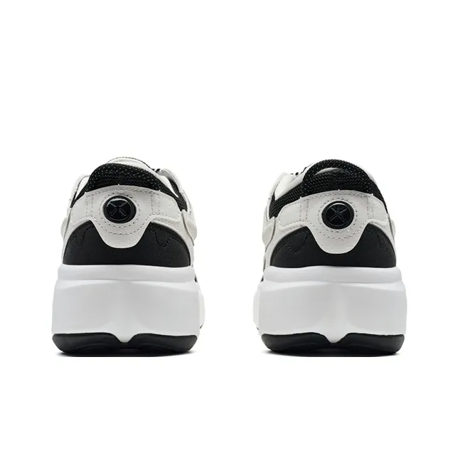 XTEP Petal Shoes 2.0 Height Increasing Low Top Casual Shoes Women's White Black-4