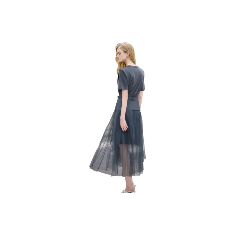 TOUCH Skirt Set Women's Dark Gray-1