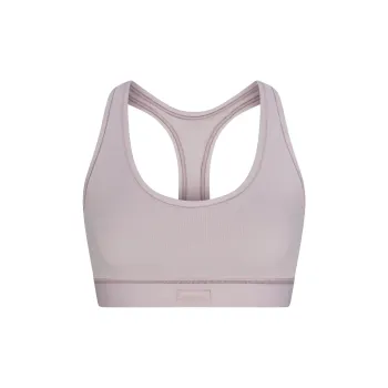 SKIMS COTTON JERSEY RACERBACK BRA Bra Women's 1 Pack OYSTER/Shell Color