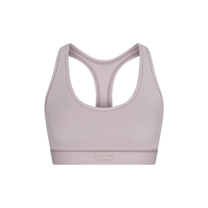 SKIMS COTTON JERSEY RACERBACK BRA Bra Women's 1 Pack OYSTER/Shell Color-0