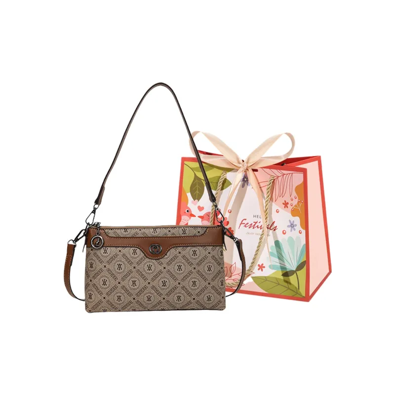 Cwatcun PU Shoulder Bag Women's Multicolor-30