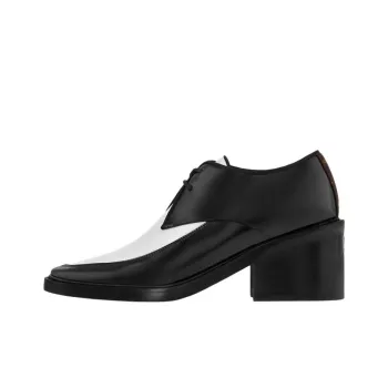 LOUIS VUITTON Jazz Casual Single Shoes 6cm Women's Black White