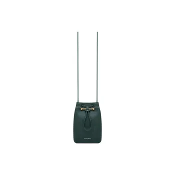 Strathberry Grained Calfskin Crossbody Bag Shoulder Bag Regular Women's Dark Green