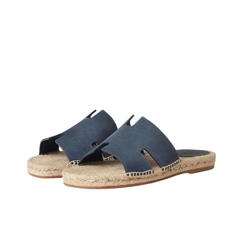 HERMES Antigua Odor Resistant Slide Slippers Men's Blue-2