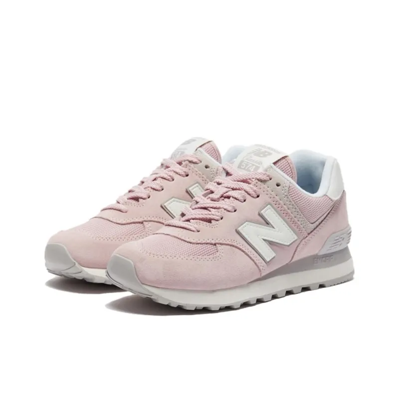New Balance NB 574 Anti Slip Wear Resistant Low Top Casual Running Shoes Women's Pink-3