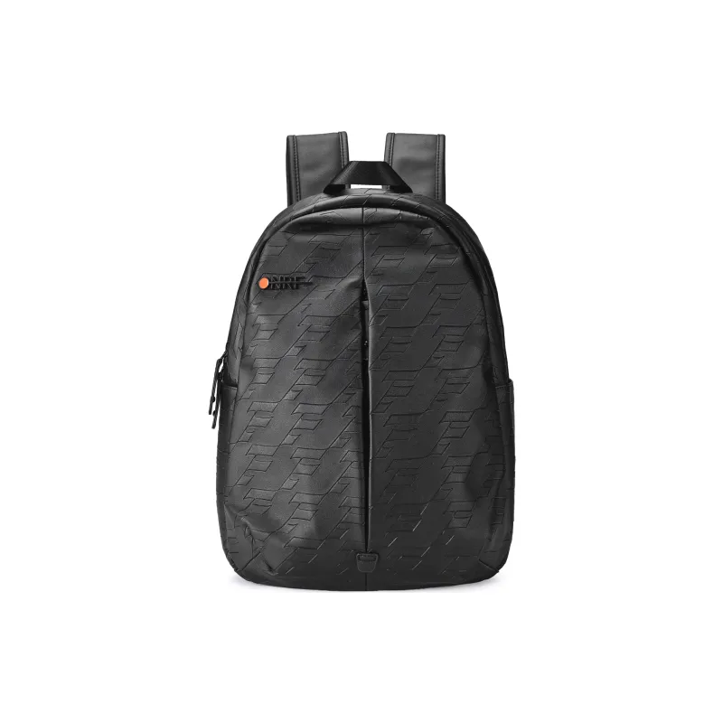 ONRF PVC Backpack Computer Backpack Regular Unisex Black-1