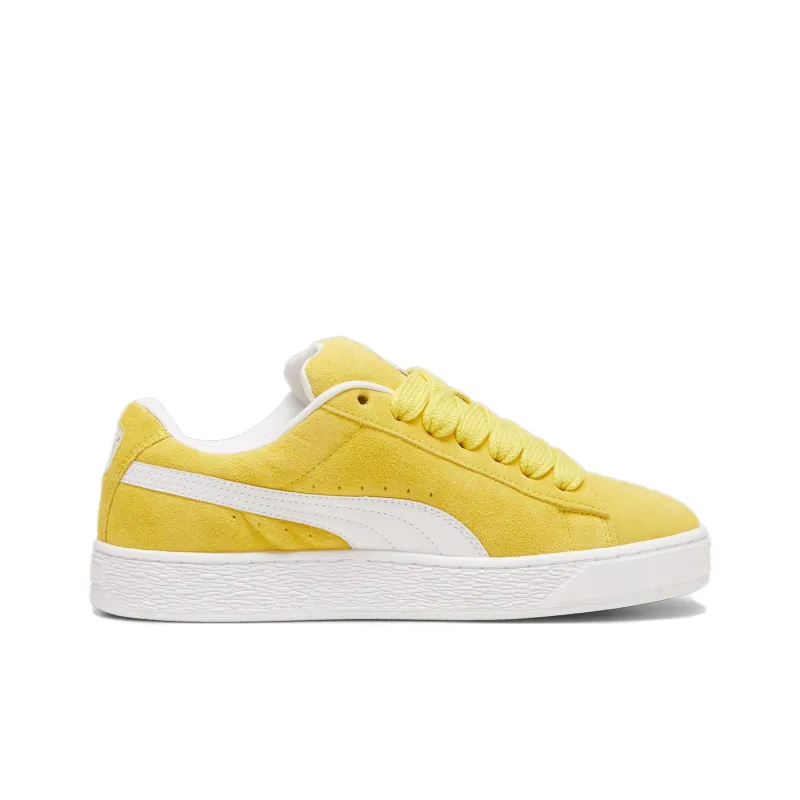 PUMA Suede Anti Slip Wear Resistant Low Top Skateboard Shoes Unisex Yellow-1