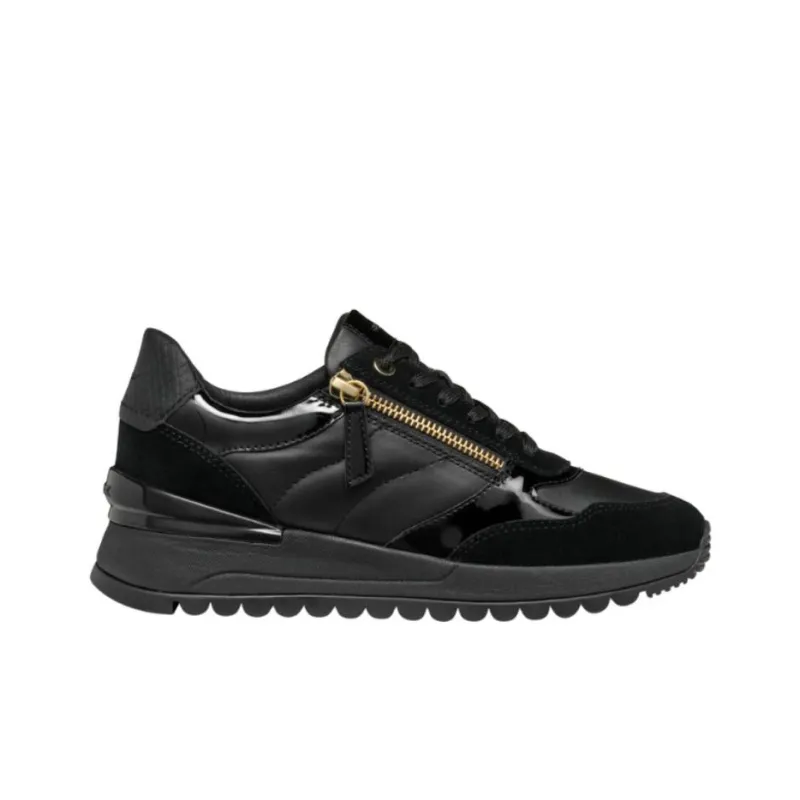 GEOX Low Top Casual Shoes Women's Black-1