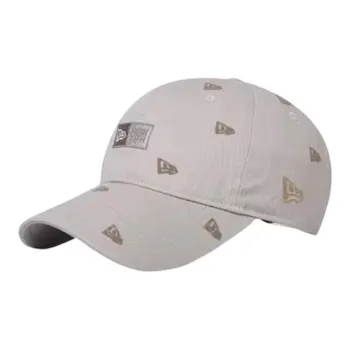 New Era Cotton Baseball Caps Unisex Ecru