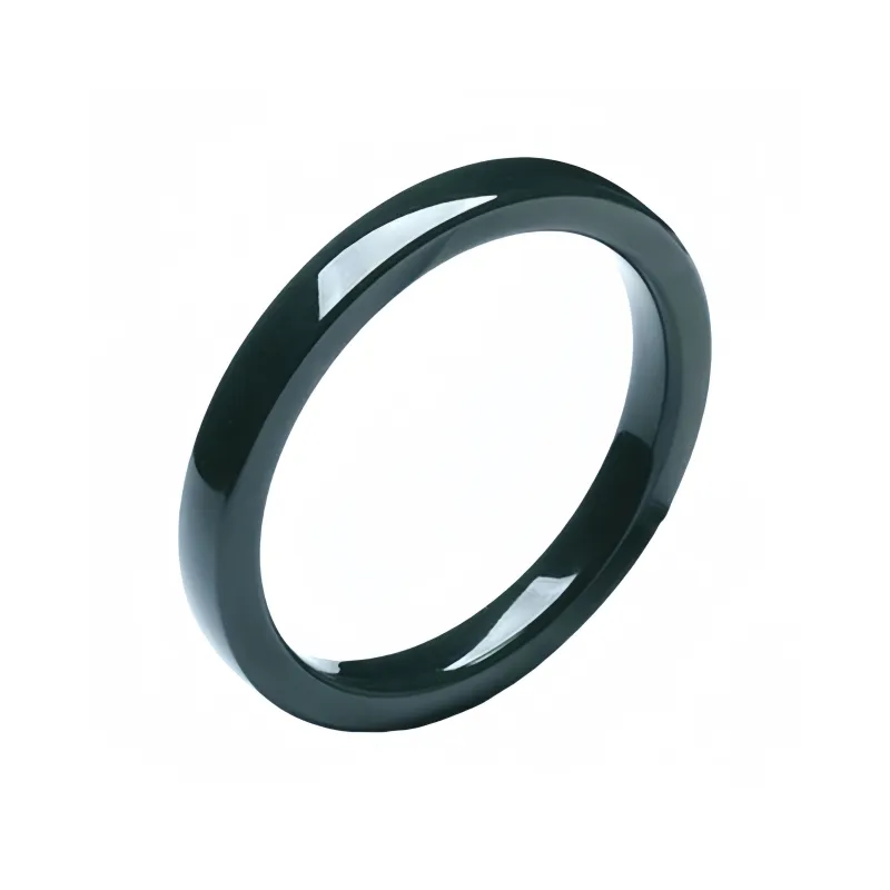 MY WORLD BEGINS AND ENDS WITH YOU Bangles Green Jade Unisex-0