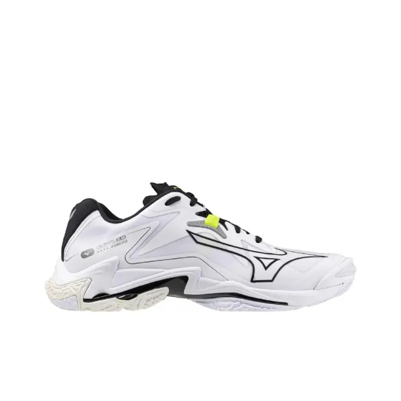 Mizuno Wave Lightning Z Anti Slip Wear Resistant Low Top Training Shoes Unisex White-1