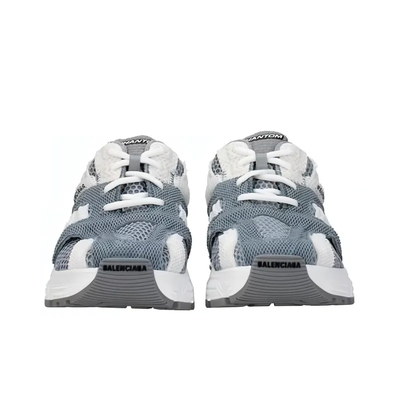 Balenciaga Phantom Sneakers 'White Grey Mesh' Women's-3