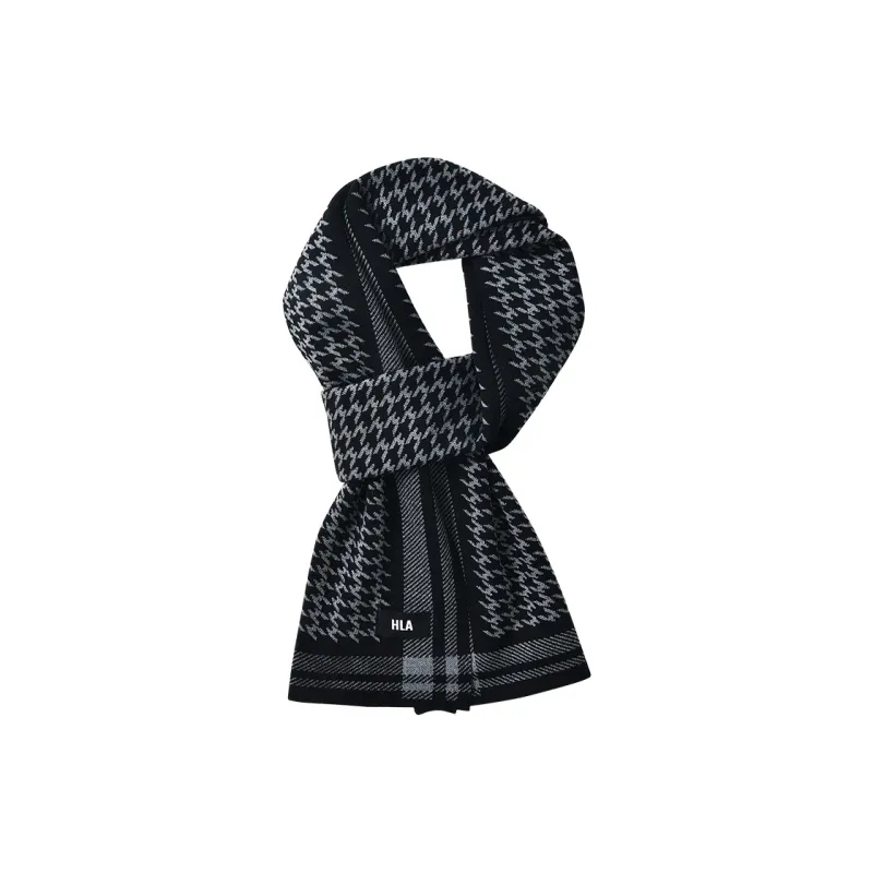 HLA Sheep Wool Polyester Acrylic Polyamide Scarves Unisex-0