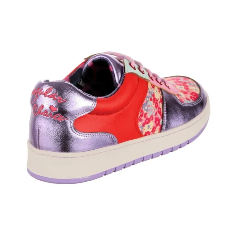 IRREGULAR CHOICE Low-Top Skateboard Shoes Women's Fuchsia-3