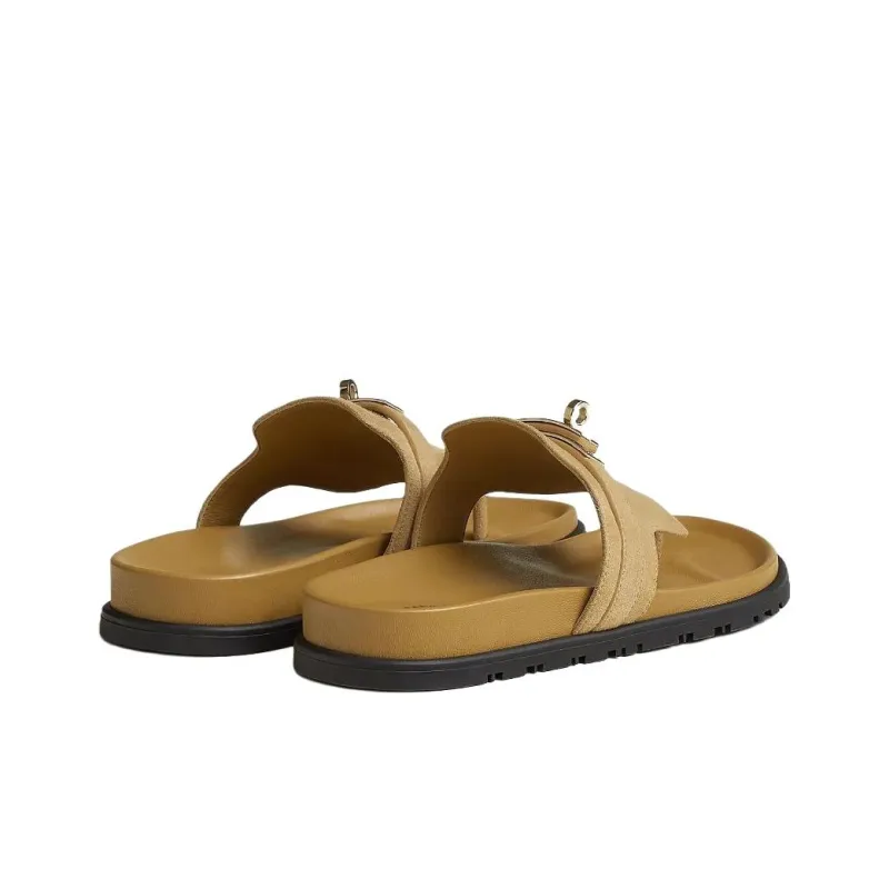HERMES Empire Flip Flops Women's Yellow-3