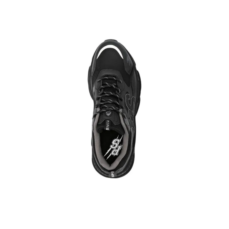 PLEIN SPORT Slip Resistant Low Top Casual Shoes Unisex Black-3