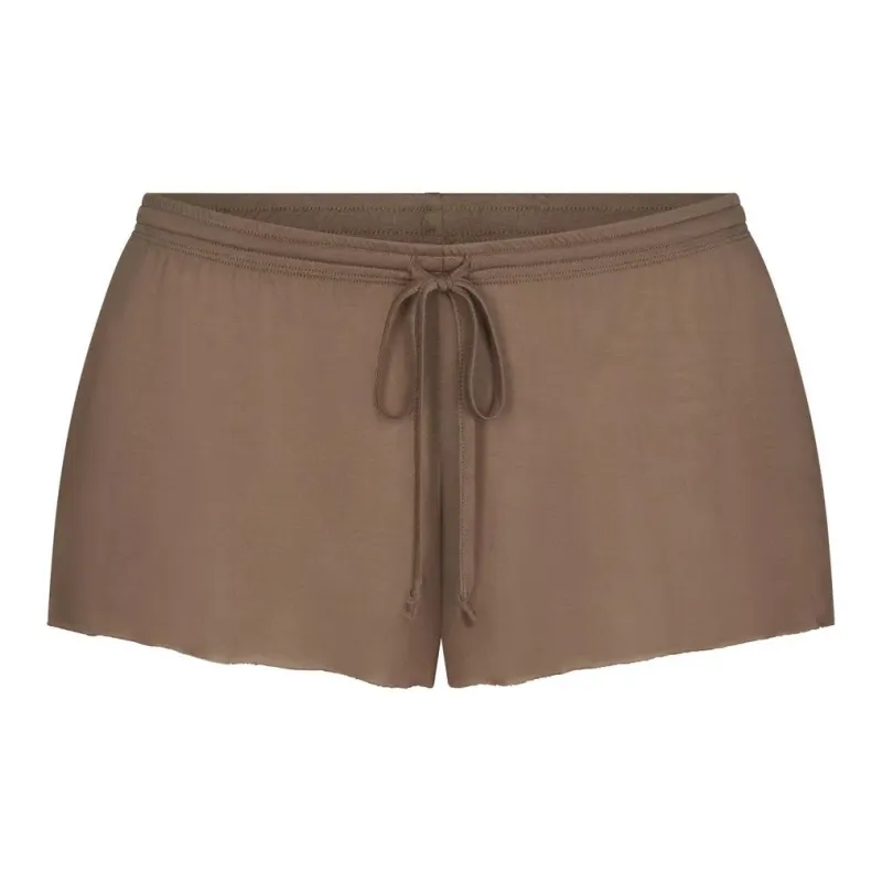 SKIMS KIM'S SLEEP SHORT SHORT Pajama Pants Women's TRUFFLE/Truffle Color-0