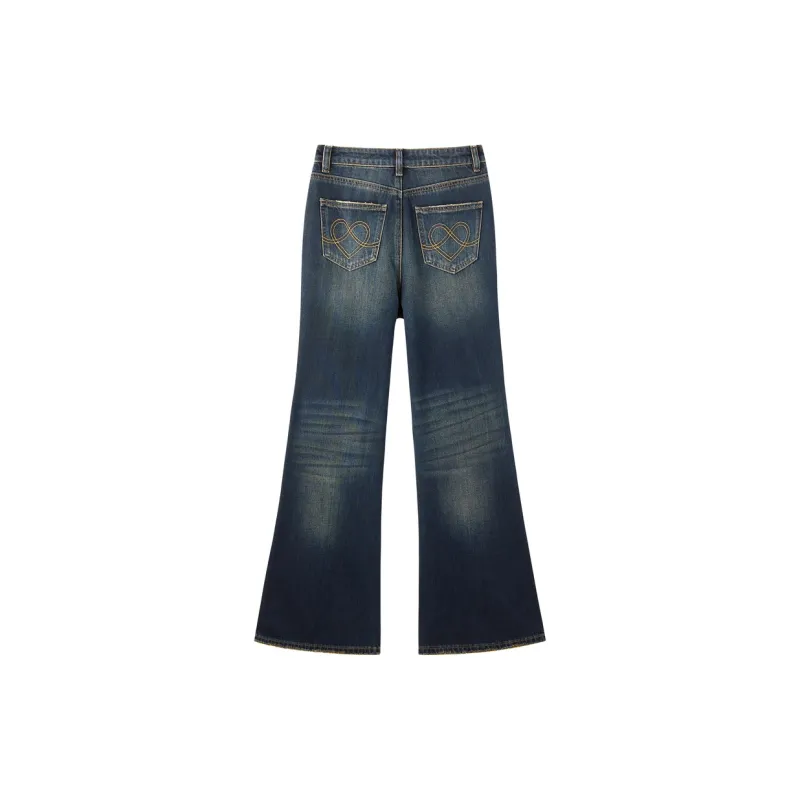 LEDIN Jeans Women's Dark Denim Blue-1