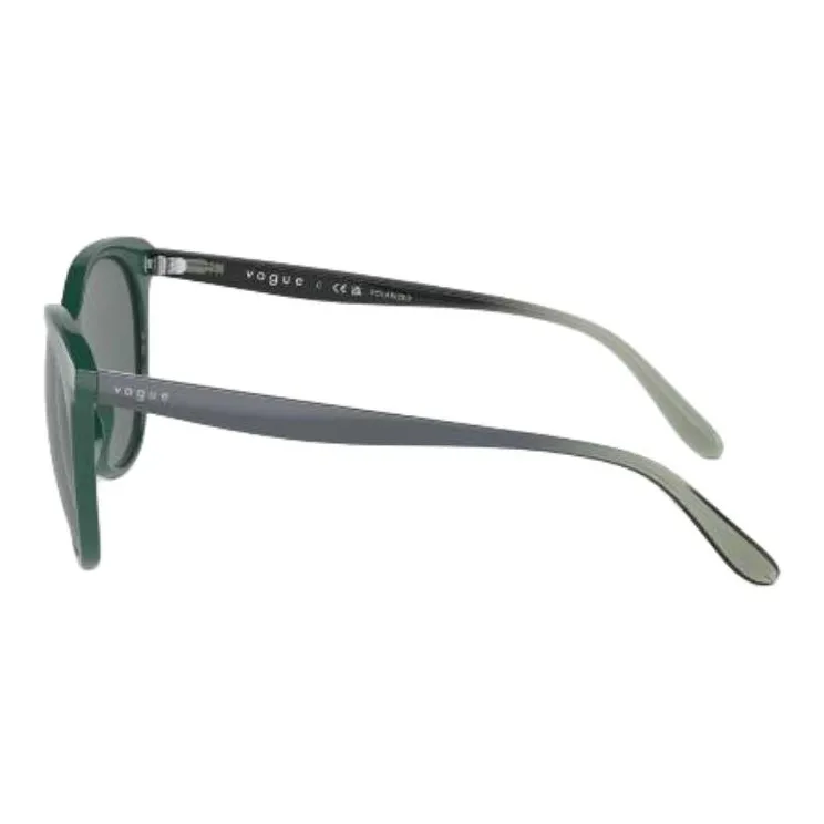 VOGUE Injection Molding Oval Sunglasses Unisex Green-2