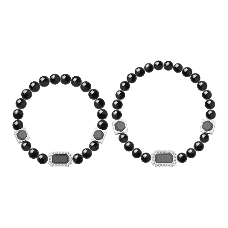 BABAMA Obsidian Jade Bracelets Unisex-1