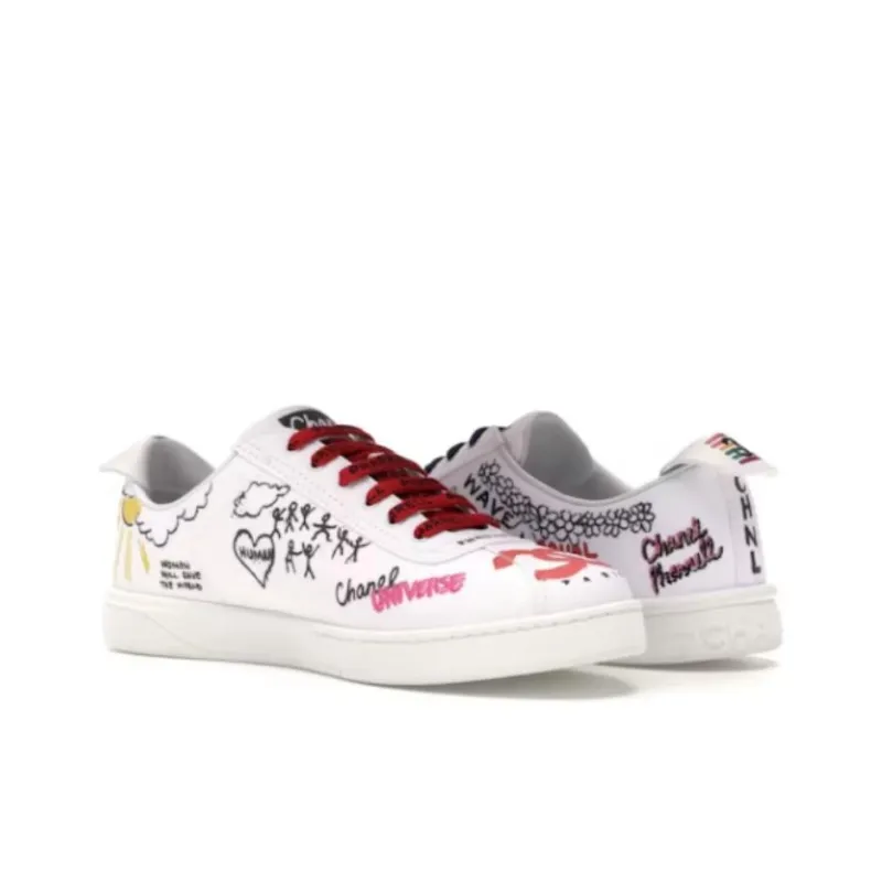 CHANEL Sneakers Pharrell White Multi-Color-2