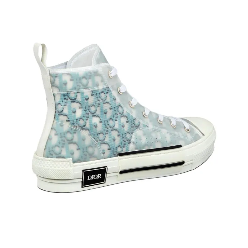 DIOR B23 High Top Blue Oblique Pixel-3