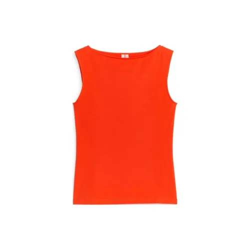 ARKET Tank Tops Women's Bright Orange