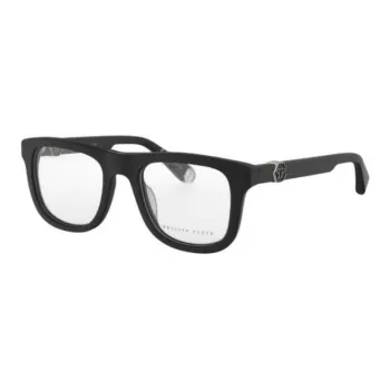 PHILIPP PLEIN Plastic Square Sunglasses Men's Black