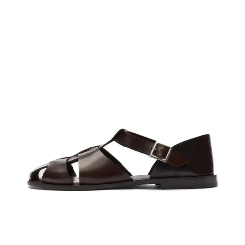 SCAROSSO Apollo Leather Sandals