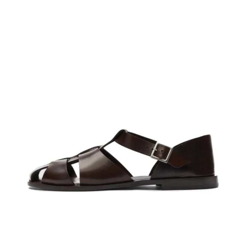 SCAROSSO Apollo Leather Sandals-0