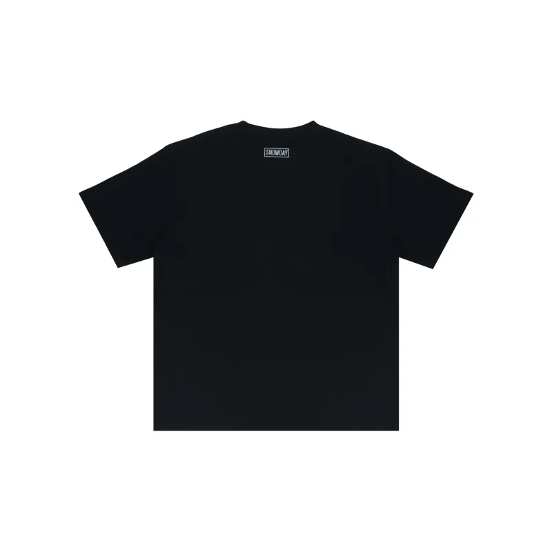Snowday T Shirts Unisex Black-1