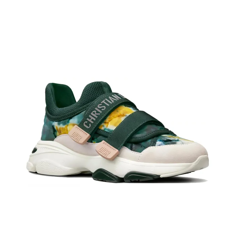 DIOR D Wander Low Top Casual Shoes Women's Pine Green-1