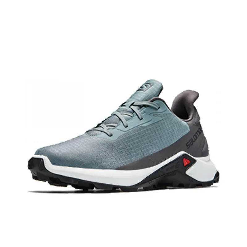 SALOMON Alphacross 3 Low-Top Running Shoes Men's Gray Blue-1