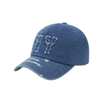MLB Cotton Baseball Caps Unisex Light Blue/Indigo