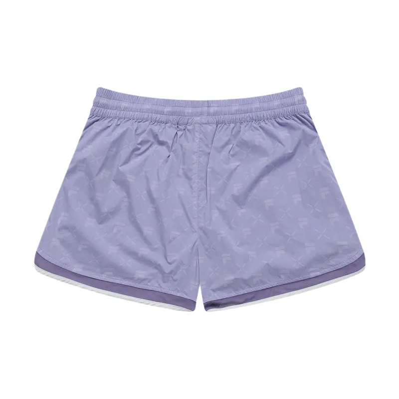 FILA Casual Shorts Women's Water Smoky Purple-1