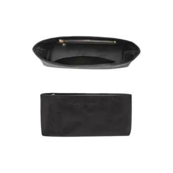 Ingenuity Handmade DuPont Paper Water-Resistant Liner Storage Bag With Accessories And Strap Women's Black/Dark Blue