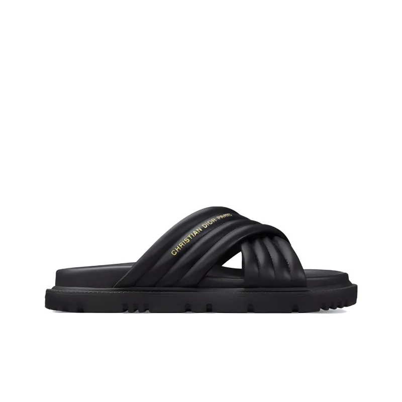 DIOR D Cross EVA Odor Resistant Slide Slippers Women's Black-1