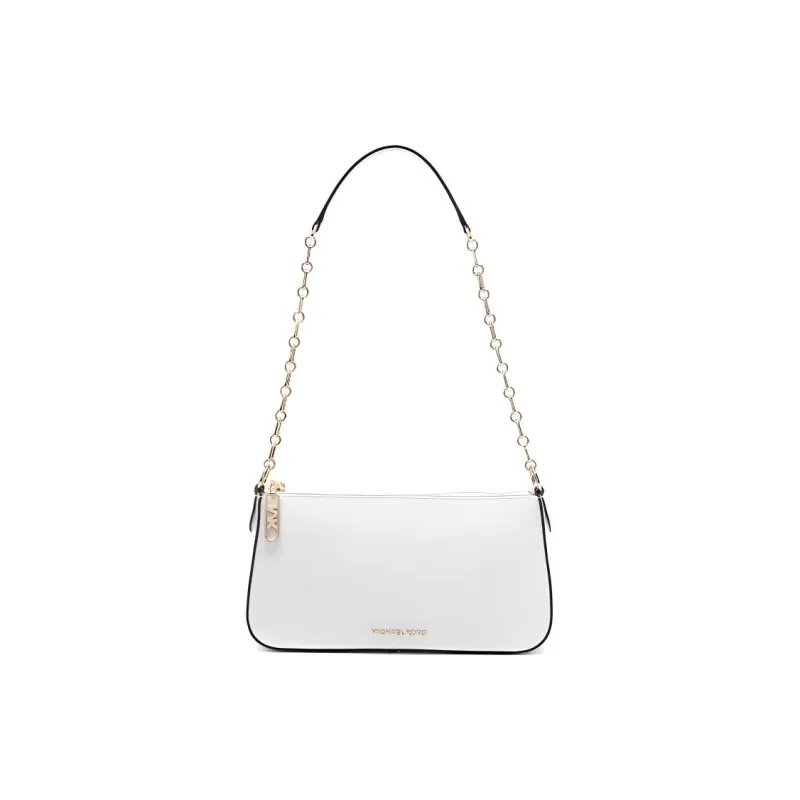 MICHAEL KORS Leather Handbag, Shoulder Bag Regular Women's White-0