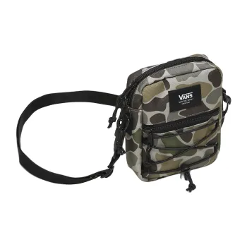 Vans Polyester Shoulder Bag, Crossbody Bag Unisex Army Green