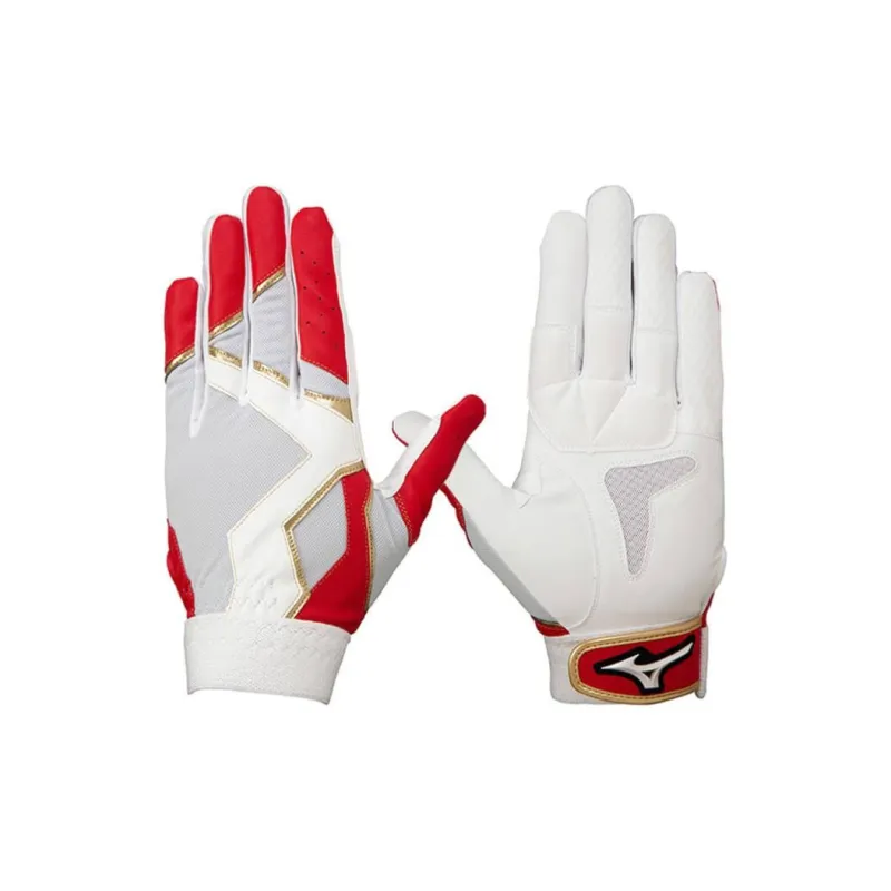 Mizuno Synthetic Leather Nylon Polyester Polyurethane Gloves Unisex Multicolor-2